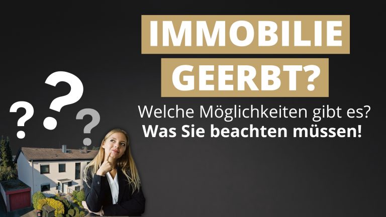 Immobilie geerbt – was nun?