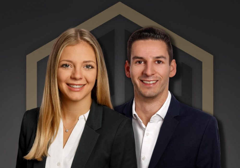 Die Geschäftsführung von Rockhold Immobilien Leonie Mo Erbe und Marcel Arnold unterstützt Sie gerne als Immobilienmakler
